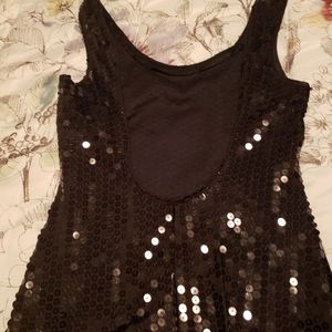 Low Back Sequin Dress